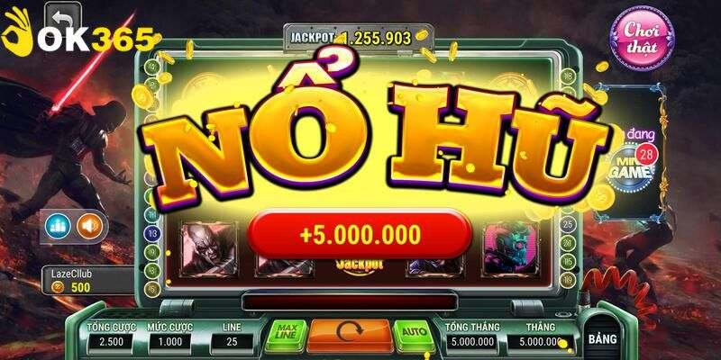 Hướng dẫn quay nổ hũ OK365 cơ bản dành cho tân binh
